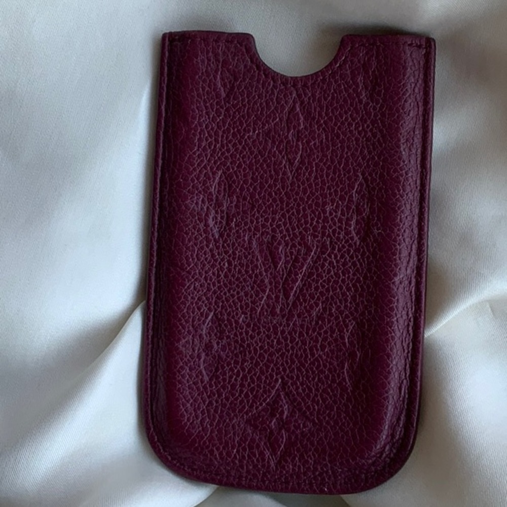 Louis Vuitton leather iPhone case